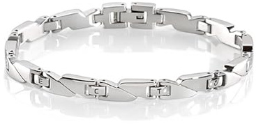 Sector SLI59 - Bracciale da uomo, acciaio inossidabile, Collezione BASIC, Lunghezza 22cm, Regolabile, Chiusura con Maglie Removibili, Idea Regalo Compleanno