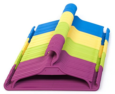Barn klädgalge 25 set baby barnskåp barnklädhängare (gul)