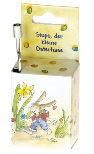 Fridolin Spieluhr Zuckowski - Stups der kleine Osterhase, Musikbox, 18-Ton Spielwerk, Handkurbel, Kid, Little Kid