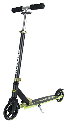 HUDORA BigWheel Scooter - Tretroller für Kinder und Erwachsene - Cityroller bis zu 100 kg - Klappbar & Höhenverstellbar - Grün- 14254