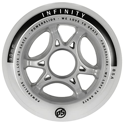 Powerslide Rollen Infinity II 4-Pack Inline Set, Weiß, 84