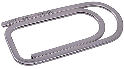 Arfasatti Massivem Sterlingsilber 925 Geldklammer Büroklammer Made in Italy