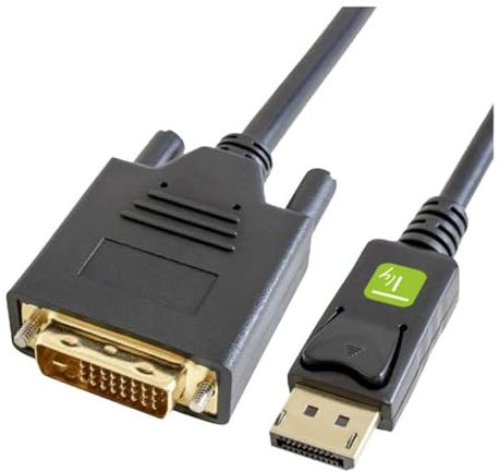 Techly 020775 Cavo Monitor DisplayPort 1.2 a DVI 1m Nero