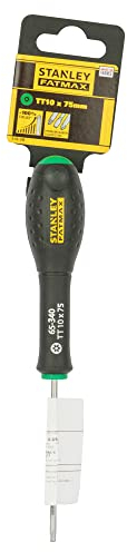 Stanley 0-65-340 Fat Max Screwdriver Torx Tt10X75Mm-Black/Green, 50 Hojas
