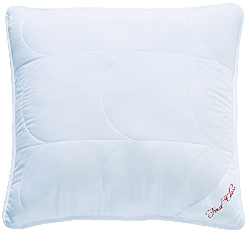 CelinaTex First Class Kopfkissen 80 x 80 cm Mikrofaser Kissen Hohlfaser Nackenkissen atmungsaktiv Kochfest