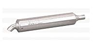 GIANNELLI ROUND ALUM UNIVERSAL SILENCER DIA.22, 16, grau