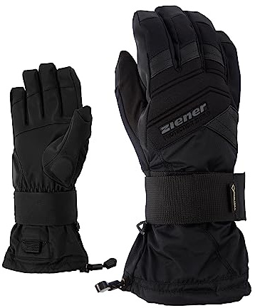 Ziener Unisex - Erwachsene Medical Gtx-801702 Snowboard handschuhe Wintersport Wasserdicht Atmungsaktiv, Schwarz, 8.5 EU