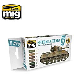 Ammo Wwii Us Marine Corps Sherman Tanks Acrylic Paint Set