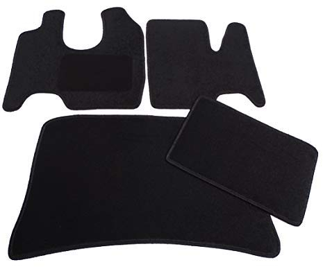 Mertex Automatte Autoteppich Premium schwarz 91004-P-S (4-teilig, hellblau)