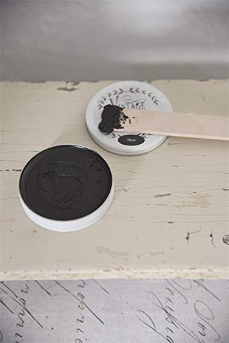 Jeanne d'Arc Living 35 g cera antigua pintura vintage cera negra para muebles acabado sellado - cuidado de la superficie, eliminar arañazos