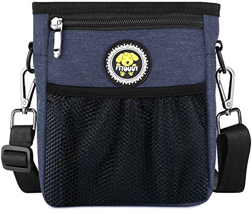 Fttouuy Bolsa de Comida para Perros Impermeable para Entrenamiento de Perros, Bolsa golosinas para Entrenamiento de Agilidad (Azul)