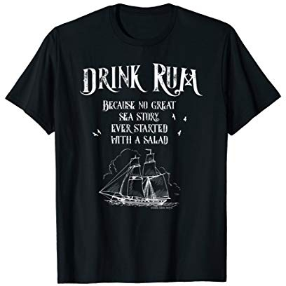 Lustige DRINK RUM Seemannsgeschichten - Segeln T-Shirt