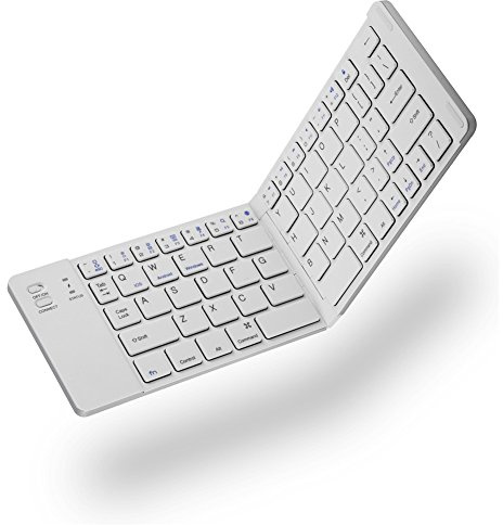 Tastiera Bluetooth Wireless Pieghevole, connessione Bluetooth Portatile Tascabile Tastiera Completa per tastiere per Android per iOS per