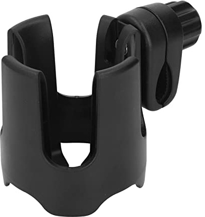 Universal Getränkehalter für Kinderwagen, Kinder Fahrrad Flaschenhalter, Getränke-Organizer mit 360° Drehung, Großer Verstellbarer Getränkehalter Passend für Tasse, Wasserflasche, Kinderwagen Zubehör
