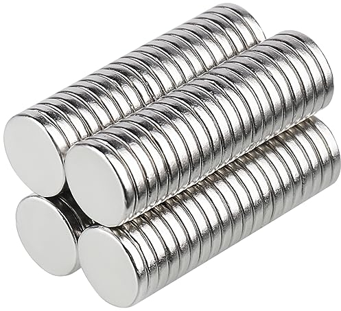 GoldRock 80 Stück Mini Magnete Stark 10x2mm,Magnete Klein,Kleine Magneten, Magnet Rund Set,Mini Magneten zum Basteln,Minimagnet,Magnets für Kühlschrank,Whiteboar Pinnwand,Magnettafel,Tür,Karte