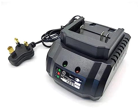 liovitor 2X Charger for Lithium 1.2A 21V Battery Apply to Cordless Drill Angle Grinder Electric Blower Power Tools UK Plug