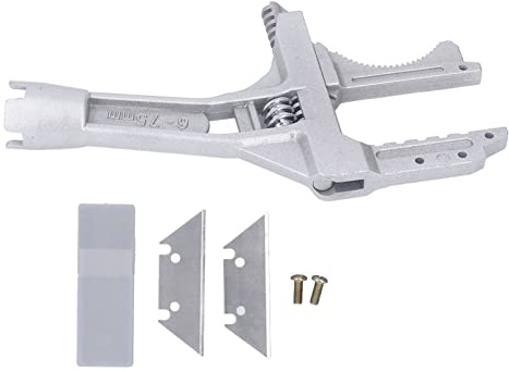 Cyrank Adjustable Wrench Plumbing Wrench, Plumber Tools Wrench Toilet Wrench Wrench for Shower Head Removal, Adjustable Wrench Multitool Wide Jaw Adjustable Wrench for Tight Space Sink Tube