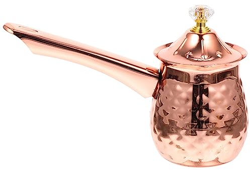 ABOOFAN Pot À Boisson En Acier Inoxydable Bouilloire Turque Bouilloire Chauffante 600 Ml Poignée Résistante À La Chaleur Usage Quotidien