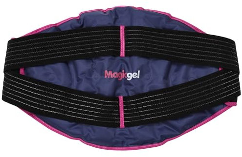 Magic Gel Ice Pack for Back - Reusable Cold Compress Hot and Ice Flexible Back Wrap for Hot or Cold Therapy - ICY Heat Pads Designed for Backs - Lower Body Cooling Packs