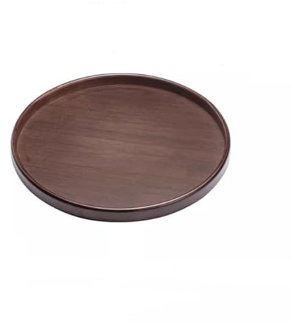 Extérieur Table Basse Plateau Plateau Rond Japonais, Tasse de thé Domestique, Plateau de Stockage de thé, Plateau de Service de Restaurant et d'hôtel Plateau de Cuisine (Color : B)