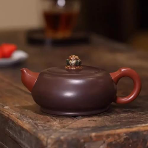 Cenz-888 Bouilloire à thé La Théière Et La Théière Originales en Argile Violette sont Purement Faites À La Main Cafetière