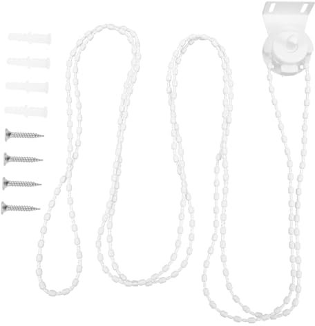 Cabilock Roller Blind Fittings Kit Beaded Chain Repair Vintage Roller Blinds Handle Grey Accessories
