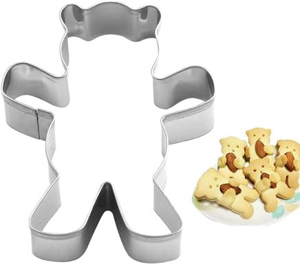 Stampi per biscotti, a forma di orsetto abbracciato, per cucina, graziosi da cucina, strumenti da forno per dessert, per fondente, argilla, pasticceria, torte