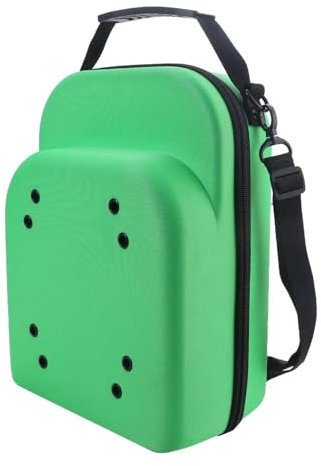 SIIENNA Hutschachtel Unisex-Baseballmütze, Reisetasche, Baseballkappen-Etui, Sport-Aufbewahrungsbox, Tragetasche, einfarbig FüR HüTe(Green)