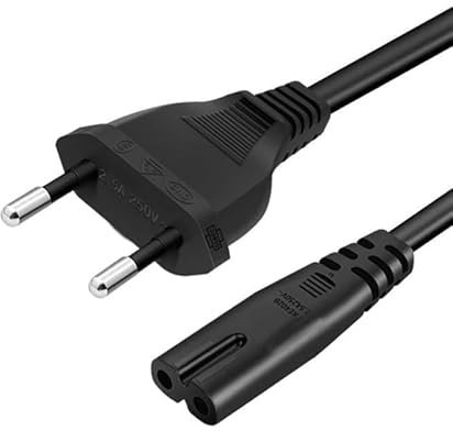 2 Polig Netzkabel für JBL Partybox 110 310 710 Speaker PS5 PS4 Xbox TV | Universale Kleingerätekabel für PS3 One S/X,AC Power Cord Netzkabel Stromkabel für Wireless Bluetooth Lautsprecher C7 Plug
