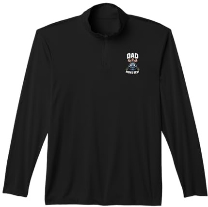 Dad Mows Best Lawn Riding Mower Performance Quarter-Zip Top