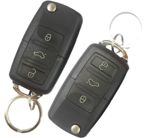 Riloer Universal 12 V Remote Central Locking Kit Car Central Locking Kit Compatible with various car brands and models from 1990-2024 CSD405-T256