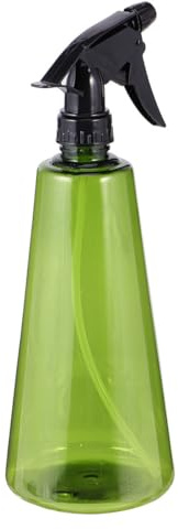 STOBAZA Botella de Spray de Agua para Jardinería de Plástico Resistente Pulverizador de Mano Recargable de Botella Vacía para Riego de Flores Herramienta Esencial para Hogar Color Verde