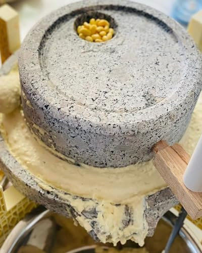 BBHW Home Kitchen Manual Stone Mill Grain Grinder, Heavy Stone Mill for Grinding Corn Spice Wheat Coffee, Retro Dry/Wet Stone Paste Mill (Size : 30 x 40 cm (11 3/4 x 15 3/4))