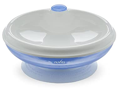 Nuvita NU-PPPL0025 1427 Piatto caldo con Ventosa, Azzurro/Blu