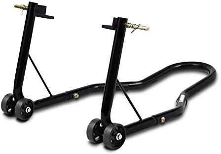 ConStands - Motorrad Montageständer für Kawasaki Z 750 S Schwarz Hinten Classic Universal