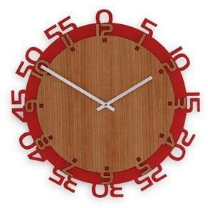 Orologio da parete legno numeri esterni diamantini & domeniconi MADE IN ITALY