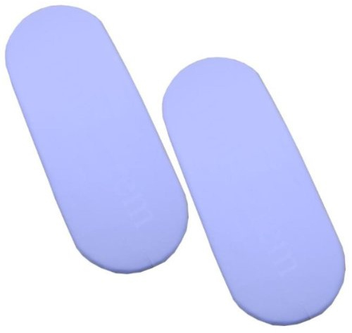 BabyPrem Bebé 2 Sábanas Bajeras de Algodón Moisés Cuna Capazo 70 x 40 cm 2 Azul