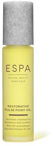 ESPA Restorative Pulse Point Oil 9ml, Aromatherapy On-the-go Roll-On