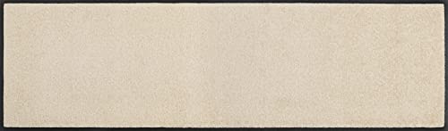 wash+Dry Fußmatte Champagner 35x120cm, innen und außen, waschbar, beige