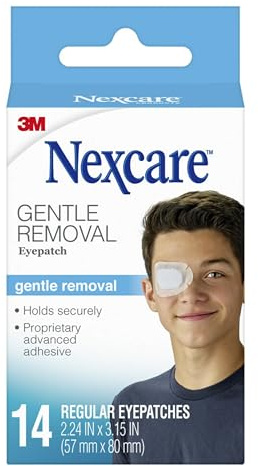 Nexcare Sanfte Entfernung Augenklappe, normale Größe