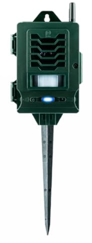 Pestbye® Ultrasonic Smart Link Cat Repellent System - Battery Powered Motion Activated & Waterproof - The Ultimate in Cat Repellers with Ground Stake