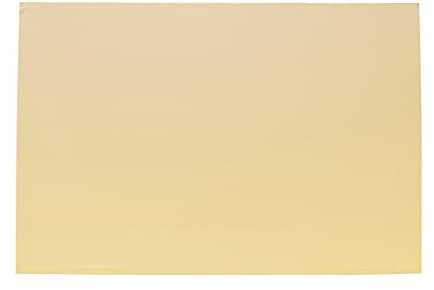 FLEOR Schlagbrett Material Blank Gitarre Kratzplatte Blatt Rechteckig 11 * 17 Zoll DIY Custom für ST o TL Bass E-Gitarrenschutz, 1-lagig, Sahne