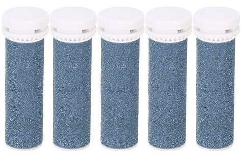 Pediküre Mineral Ersatzrollen Hornhautentferner Kompatibel mit Micro Pedi Nano, 5-teilige Nachfüller Extra Grobe Rolle für Elektrische Fußfeile