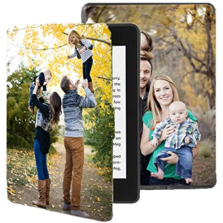 Benutzerdefinierte Bildabdeckung für 6 Kindle Paperwhite 7. Generation 2015/6. Generation 2013/5. Generation 2012, Personalisierte Photo -Schutzhülle mit Auto Sleep/Wake
