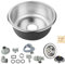 Lavello da Cucina, Lavello da Cucina in Acciaio Inossidabile, Lavandino Tondo Quadrato, Lavabo Cucina Incasso (50 * 40 * 20 cm (argento))