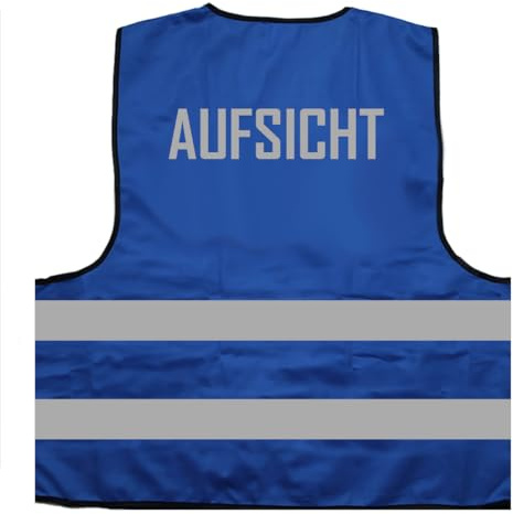 Aufsicht Warnweste BZW. Signalweste mit reflektierendem Aufdruck ID: 968