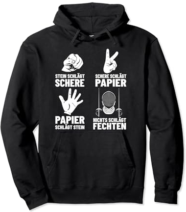Fechtmeister Fechten Bekleidung Fechtsportler Fechter Pullover Hoodie