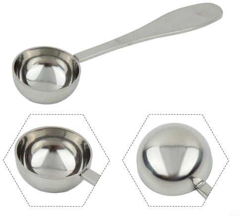 Cucchiaio dosatore in acciaio inox lavabile in lavastoviglie per caffè, tè, zucchero, 10 ml
