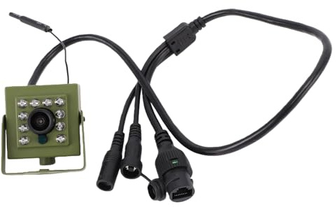 Plyisty Wildkamera, Überwachungskamera für den Innen- und Außenbereich, Nachtsichtkamera für Vogelhäuschen, 2,4 GHz WLAN-Weitwinkelkamera mit 10 LEDs, für Android, LAN, Internet