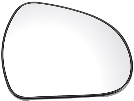 A ABSOPRO Espejo Retrovisor Derecho Calefactado Para Peugeot 207 06-15 1Pc | Vidrio Real, Blanco, Lateral Derecho, Con Placa De Respaldo, Oe 8151Jf/8151Lw, 16 Cm, 2 Pins, Para Peugeot 308 2007-2013